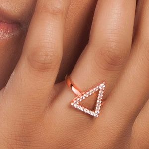 NWT 18k Rose Gold Plated Women's Ring
